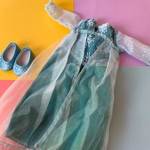 18” doll frozen princess dress